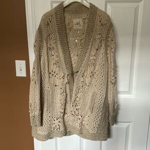 Anthropologie Angel of the North cardigan